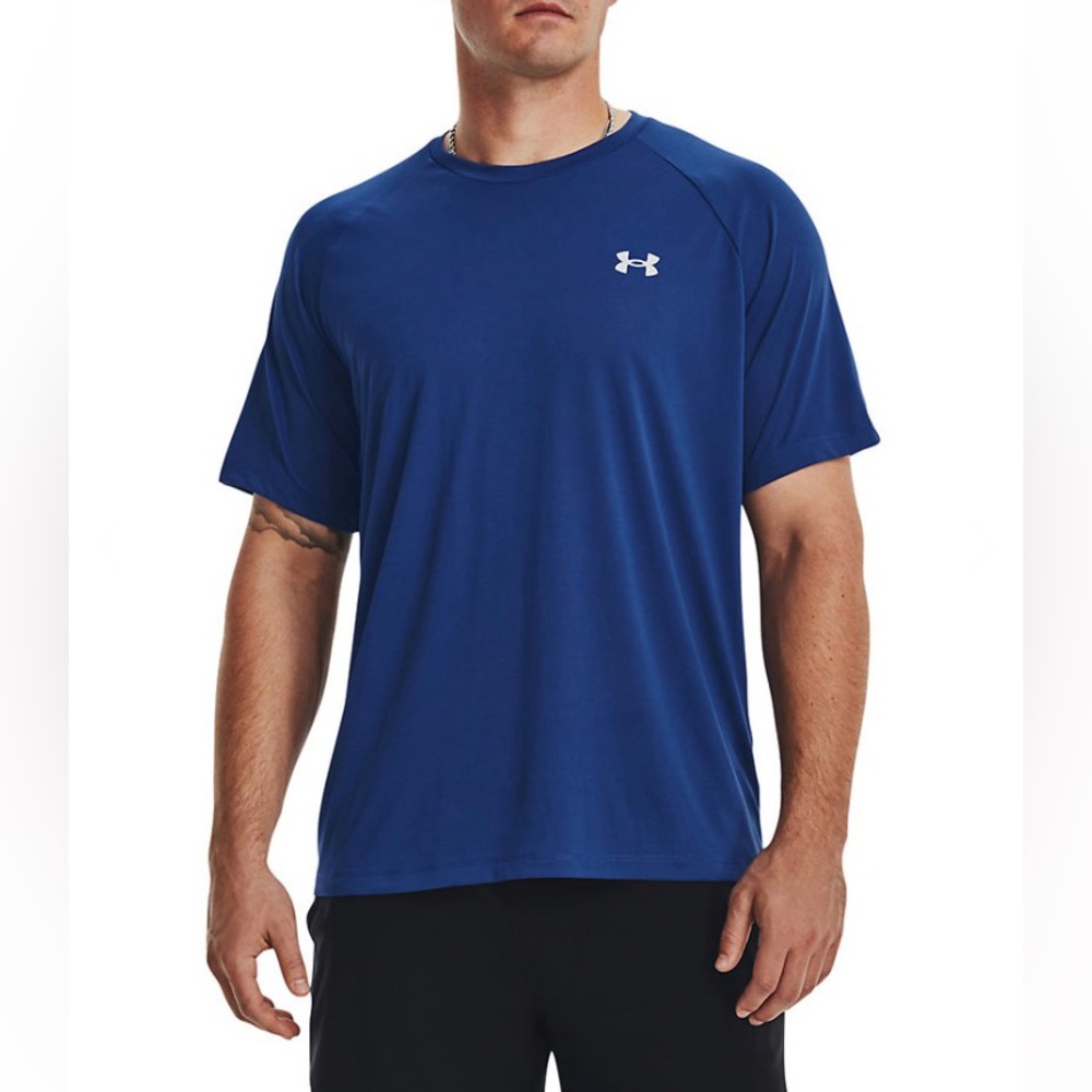 Under Armour Men’s Tech Reflective Tee Blue Mirage T-Shirt